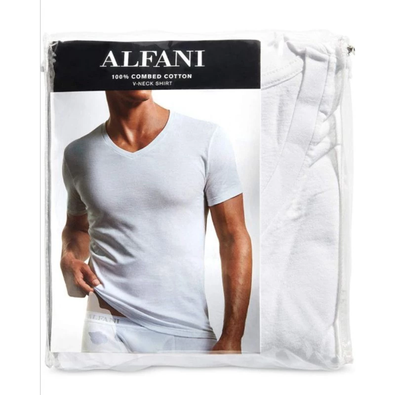 Alfani 100 Combed Cotton Crew Shirt 4 pack