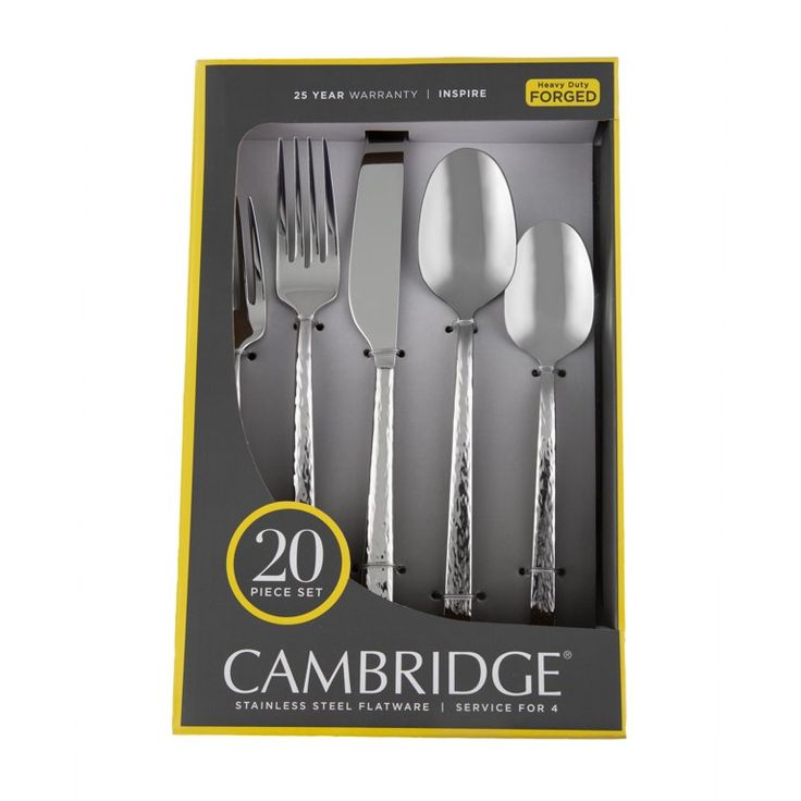 Cambridge Stainless Steel flatware 20 piece set